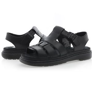 Vintage Dr Martens Black Strappy Carolyn Ankle Buckle Sandals Size US 9 Retro